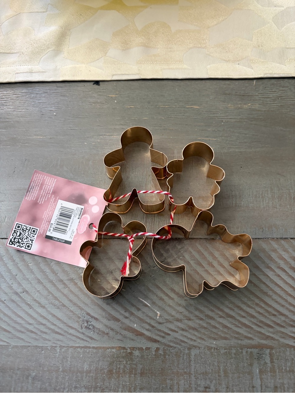 Holiday Gingerbread Cookie Cutter Set - Copper Tone